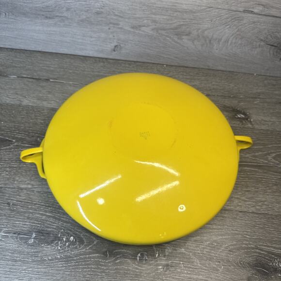Dansk International Design France Yellow 13.5' Enamel Paella Pan New - Picture 6 of 8